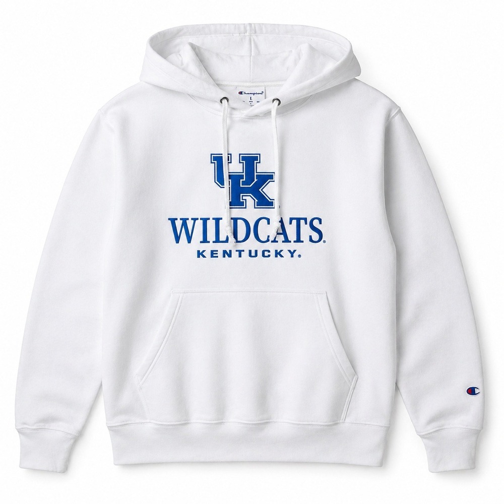 NWT Champion Women Men L University Kentucky Wildcats Hoodie College Sweatshirt